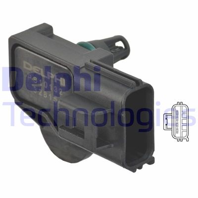 Sensor, insugstryck DELPHI PS10132