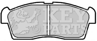 Комплект тормозных колодок, дисковый тормоз KEY PARTS KBP2009 для SUZUKI ALTO