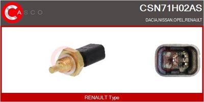 SENZOR TEMPERATURA LICHID DE RACIRE CASCO CSN71H02AS