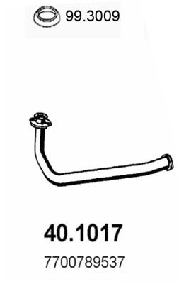 Rura wydechowa ASSO 40.1017