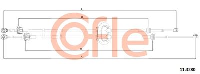 Naciąg linki, ręczna skrzynia biegów COFLE 11.3280