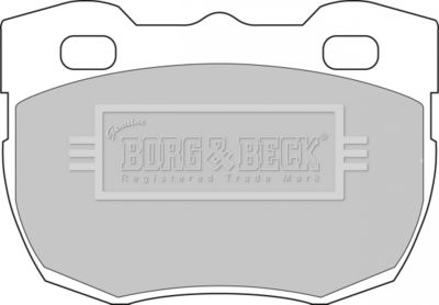 Комплект тормозных колодок, дисковый тормоз BORG & BECK BBP1496 для METROCAB TAXI