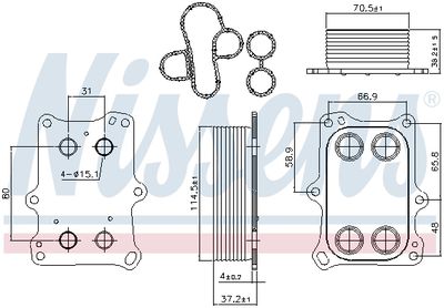 ÖLKüHLER MOTORöL NISSENS 90969 6
