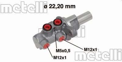 METELLI 05-0686 Ремкомплект тормозного цилиндра  для FIAT SEDICI (Фиат Седики)