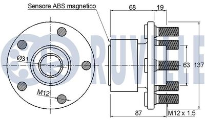 SET RULMENT ROATA RUVILLE 221638 1