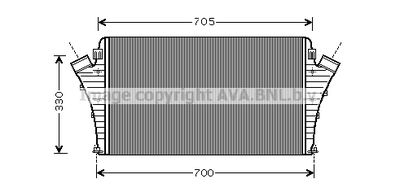 AVA-QUALITY-COOLING SB4068 Інтеркулер для CADILLAC (Кадиллак)