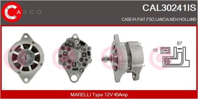 generátor CASCO CAL30241IS