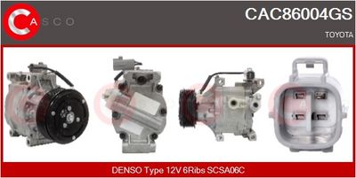 COMPRESOR CLIMATIZARE CASCO CAC86004GS