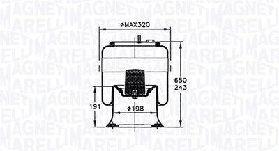 MAGNETI MARELLI Federbalg, Luftfederung