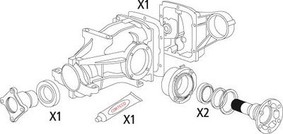 SET GARNITURI DIFERENTIAL CORTECO 19536199 3