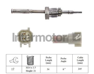 Sensor, exhaust gas temperature Intermotor 27311