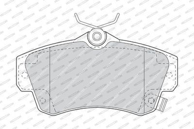 BREMSBELAGSATZ SCHEIBENBREMSE FERODO FDB1442 1