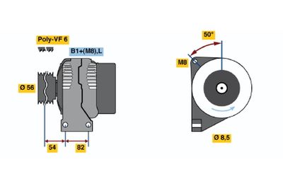 Alternator 0 124 625 024