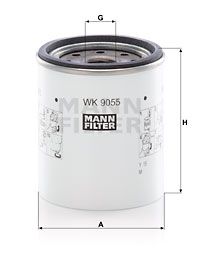 Топливный фильтр MANN-FILTER WK 9055 z для CHRYSLER VOYAGER
