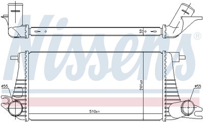 INTERCOOLER COMPRESOR NISSENS 96393 4