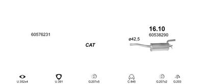 SISTEM DE ESAPAMENT POLMO POLMO00331