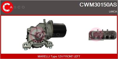 Двигатель стеклоочистителя CASCO CWM30150AS для LANCIA YPSILON