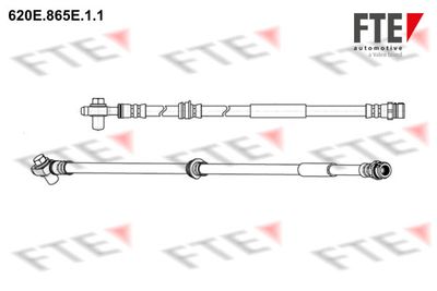 Тормозной шланг FTE 620E.865E.1.1 для AUDI TT