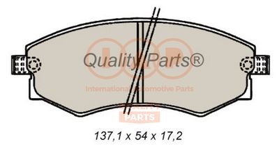 Комплект тормозных колодок, дисковый тормоз IAP QUALITY PARTS 704-13076 для NISSAN 200SX