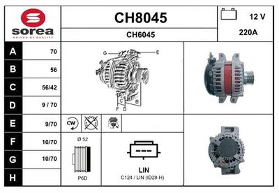 GENERATOR SNRA CH8045