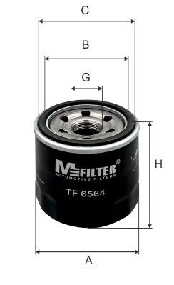 MFILTER TF 6564 Масляний фільтр 