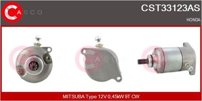 Стартер CASCO CST33123AS для HONDA SES