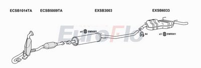 Układ wydechowy EUROFLO SB9530D3001B