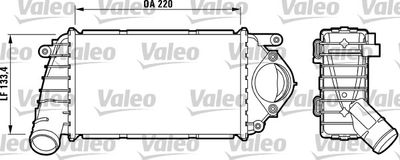 VALEO 817486 Интеркулер  для SEAT AROSA (Сеат Ароса)