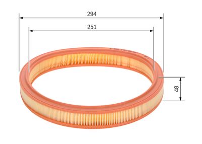 LUFTFILTER BOSCH 1457429775 4