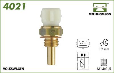 MTE-THOMSON 4021 Датчик температуры охлаждающей жидкости  для AUDI V8 (Ауди В8)