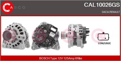 generátor CASCO CAL10026GS