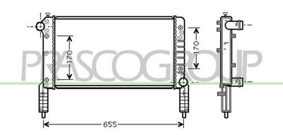 PRASCO FT908R004 Крышка радиатора  для FIAT DOBLO (Фиат Добло)