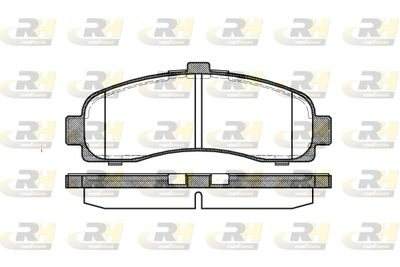 ROADHOUSE 2431.10 Тормозные колодки и сигнализаторы  для NISSAN MICRA II (K11) 1.0 i 16V