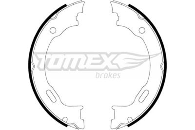 Комплект тормозных колодок TOMEX Brakes TX 22-27 для LANCIA THEMA