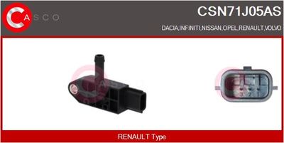 SENZOR PRESIUNE GAZE EVACUARE