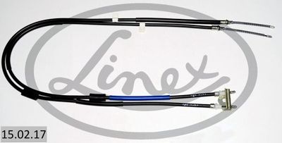 Тросик, cтояночный тормоз LINEX 15.02.17 для FORD KA