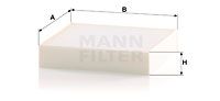 MANN-FILTER CU 1830 Фильтр салона  для SMART ROADSTER (Смарт Роадстер)
