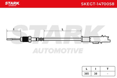 датчик, температура на изгорелите газове STARK SKEGT-1470058