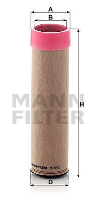 Sekundärluftfilter MANN-FILTER CF 97/2