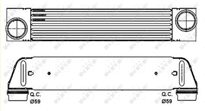 Laddluftkylare NRF 30317