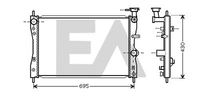 EACLIMA 31R51134 Крышка радиатора  для MITSUBISHI COLT VI (Z3_A, Z2_A) 1.3 LPG