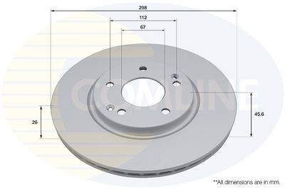 спирачен диск COMLINE ADC2951V