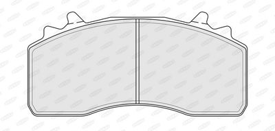 Remblokken set Achter/Voor Wabco MAXX22L past: MERCEDES ACTROS MP4 / MP5, ANTOS, AROCS, ECONIC 2 471.943-OM936.974 07.11-