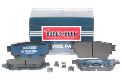 комплект спирачно феродо, дискови спирачки BORG & BECK BBP2847