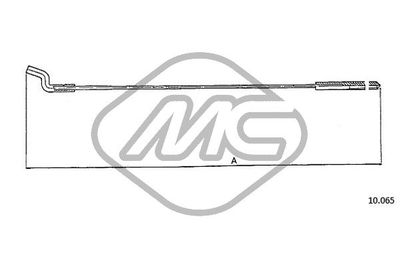 Metalcaucho Akceleratoriaus trosas