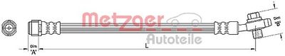 Тормозной шланг METZGER 4110381 для VW TOUAREG