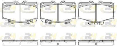 ROADHOUSE 2430.04 Тормозные колодки и сигнализаторы  для TOYOTA LAND CRUISER (_J7_) 2.4 (RJ70_, RJ73_, RJ70RV)