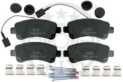Zestaw klocków hamulcowych, hamulce tarczowe OPTIMAL BP-12878