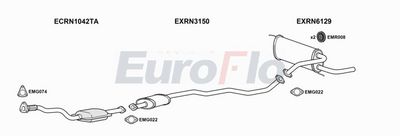 Układ wydechowy EUROFLO RNSCE206008B