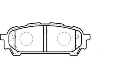 Kavo Parts Комплект тормозных колодок, дисковый тормоз